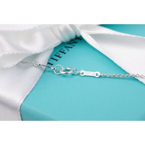 Tiffany & Co. Necklace Elsa Peretti Vintage Full Heart Pendant Sterling Silver - Picture 3 of 7